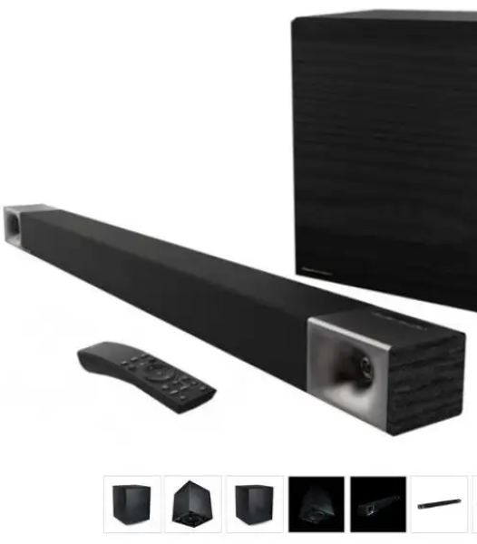 Barre de son Klipsch Cinema 600 - Audio 3.1 canaux, Sub sans fil 10 pouces, 500 W